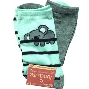 Koala Striped + Gray Socks
